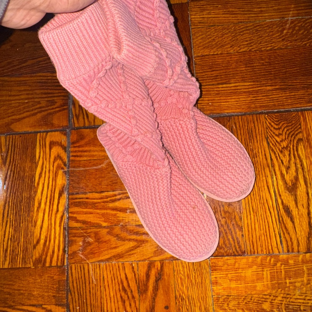 Pink Knit Uggs